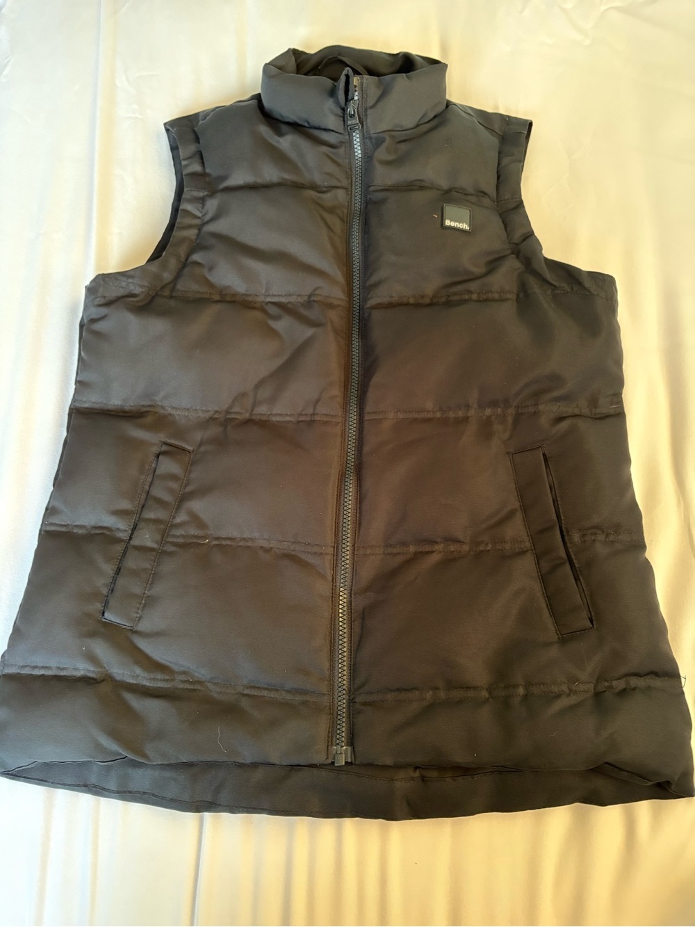 Bench Black Puffer Vest
